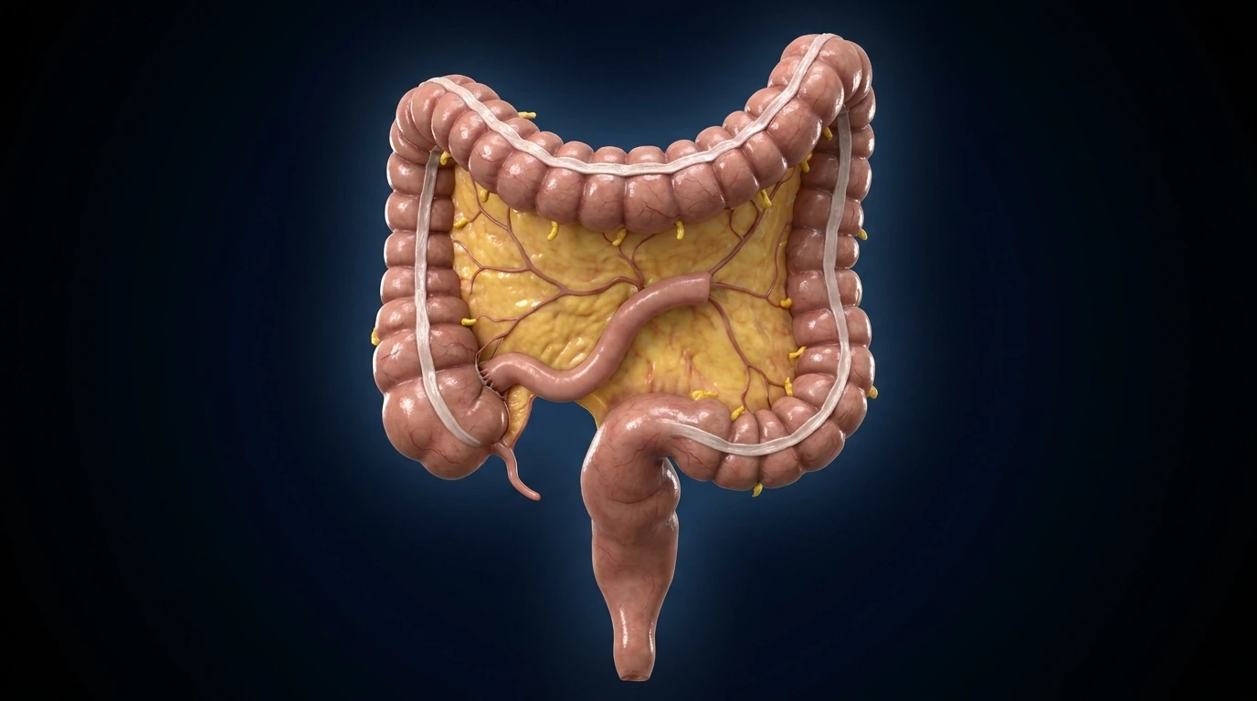 Intestino grueso: marco cólico, ciego y apéndice vermiforme