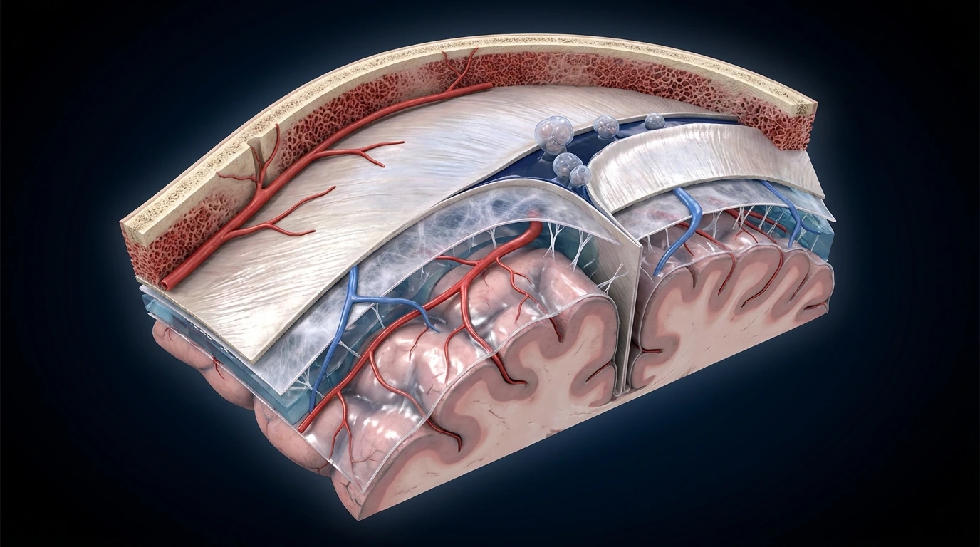 Meninges y espacios epidural, subdural y subaracnoideo