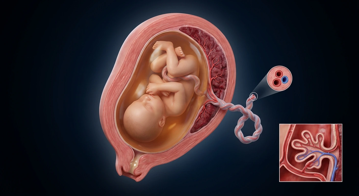Útero grávido y placenta