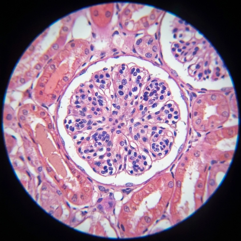 Anatomía patológica: Glomerulonefritis aguda proliferativa